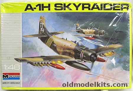 Monogram 1/48 A-1H Skyraider, 5454 plastic model kit